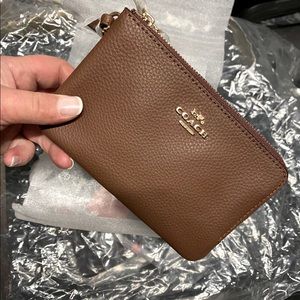 Coach Double Pouch Wristlet